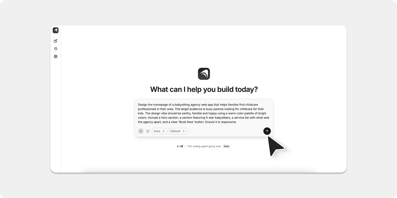 Screenshot of AI tool anything.com