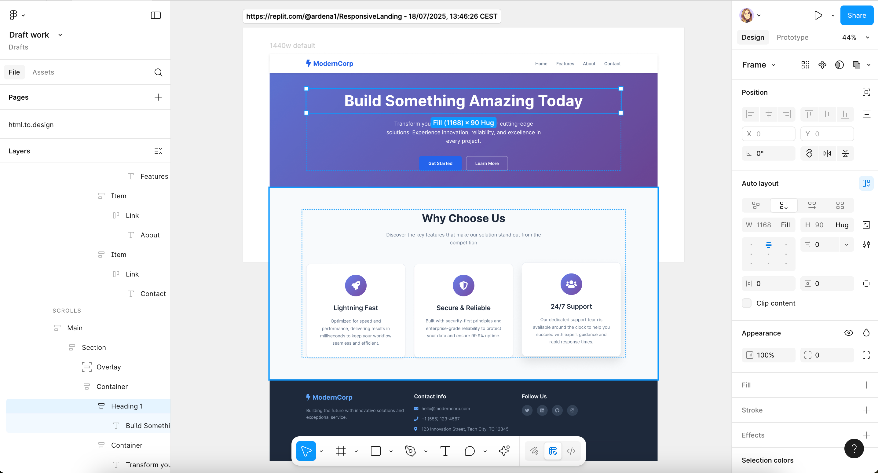 Edit your Replit-generated designs right in Figma.