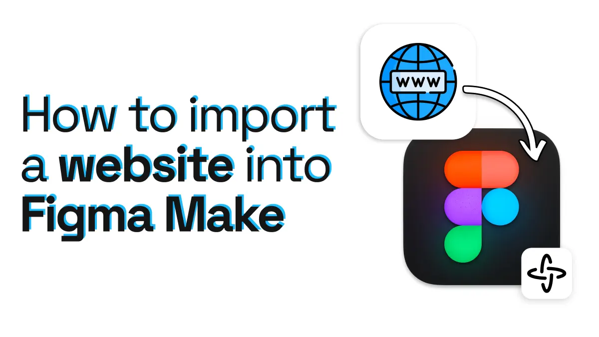 www logo with arrow pointing to Figma logo with Figma Make sublogo.